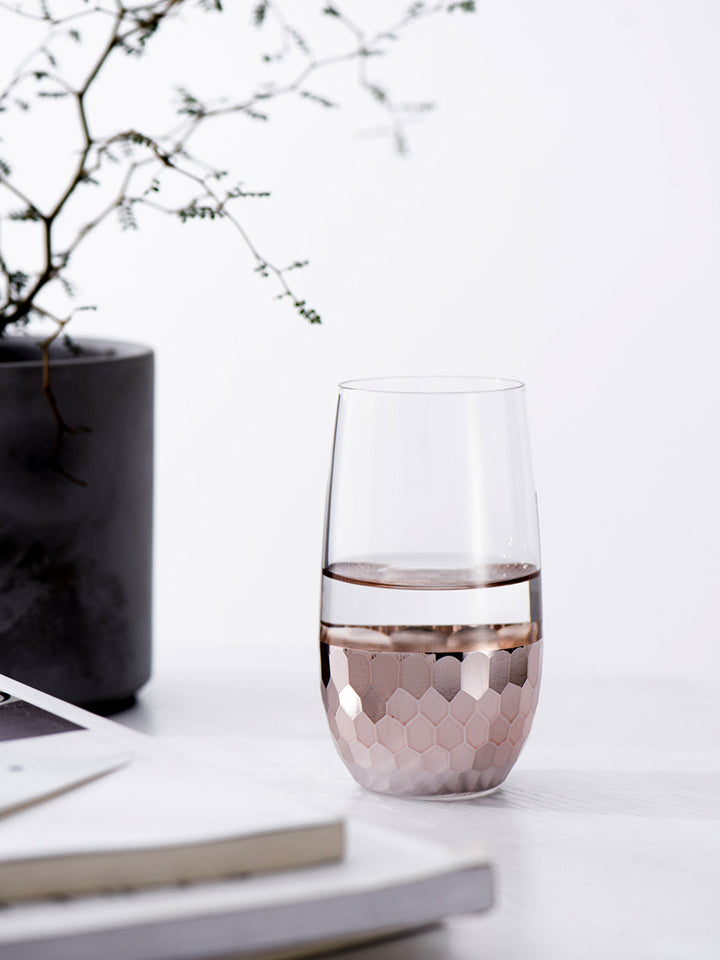 Light Luxury Gold-Plated Glass Cups
