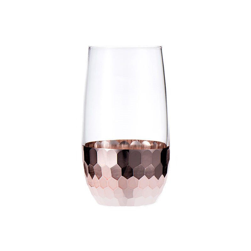 Light Luxury Gold-Plated Glass Cups