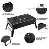 Lightweight Smoker Grill For Camping Picnics Garden Grilling