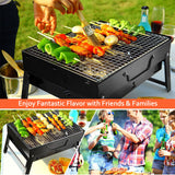 Lightweight Smoker Grill For Camping Picnics Garden Grilling
