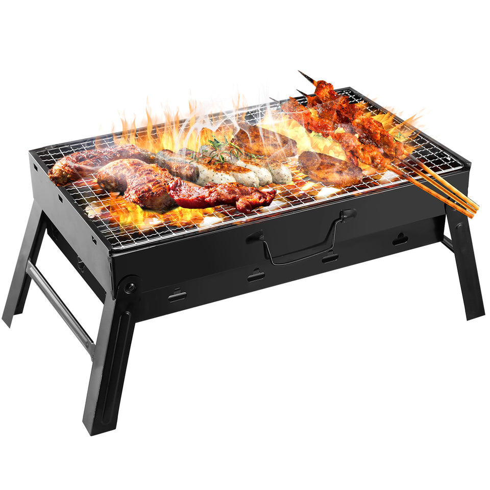 Lightweight Smoker Grill For Camping Picnics Garden Grilling