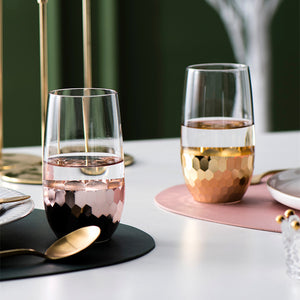 Light Luxury Gold-Plated Glass Cups