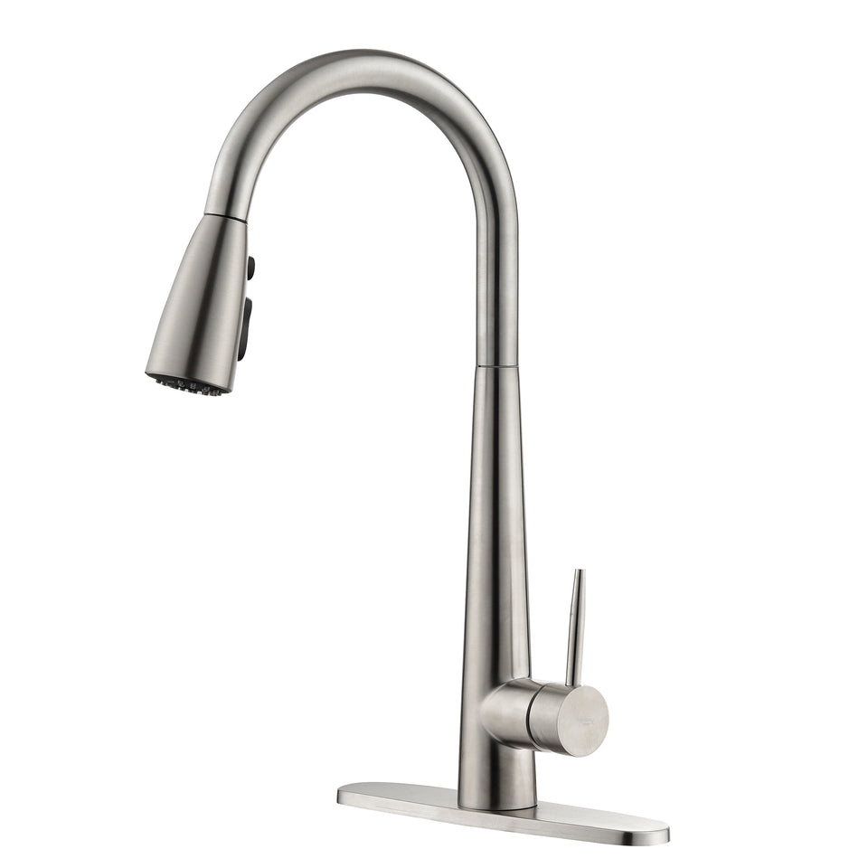 High Curvature Single Handle Kitchen Sink Faucet