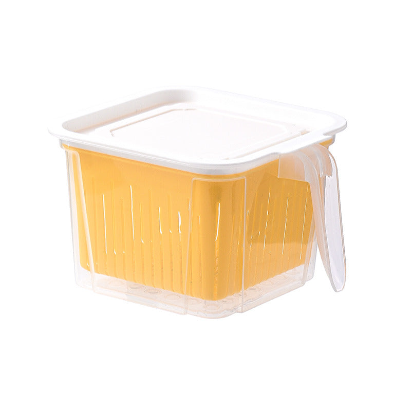 Refrigerator Double-layer Fruit And Vegetable Food Storage Container