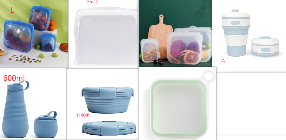 Portable Food Storage Container Bags