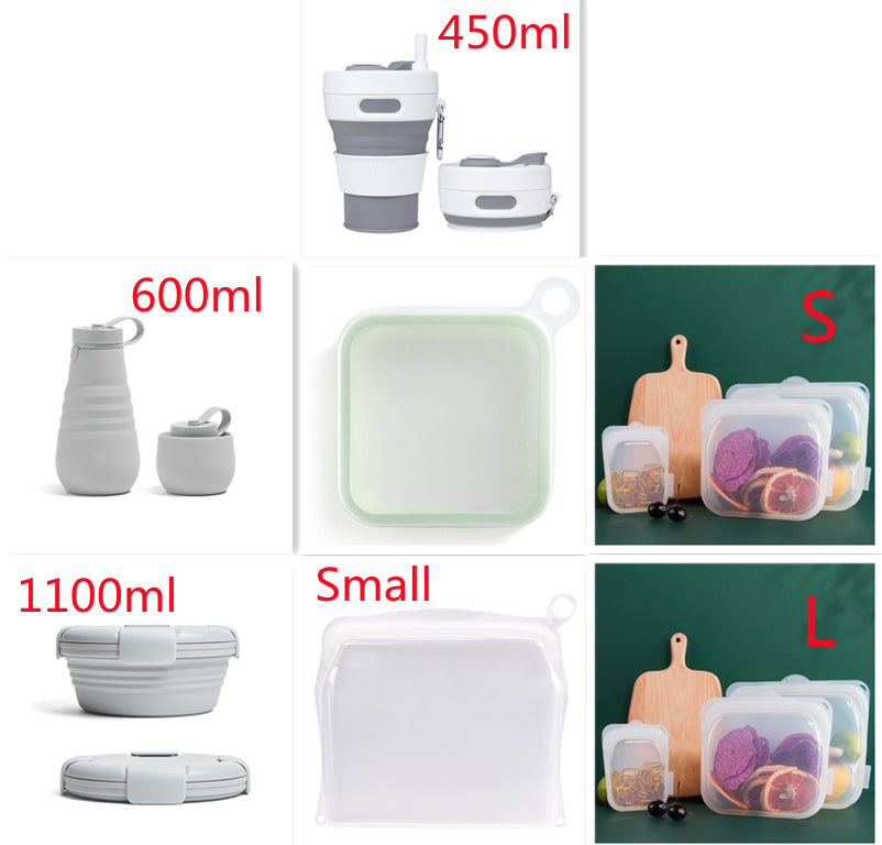 Portable Food Storage Container Bags