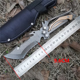Camping Meat Cutting Straight Knife