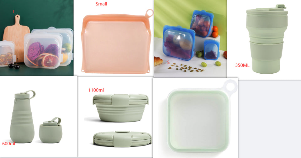 Portable Food Storage Container Bags