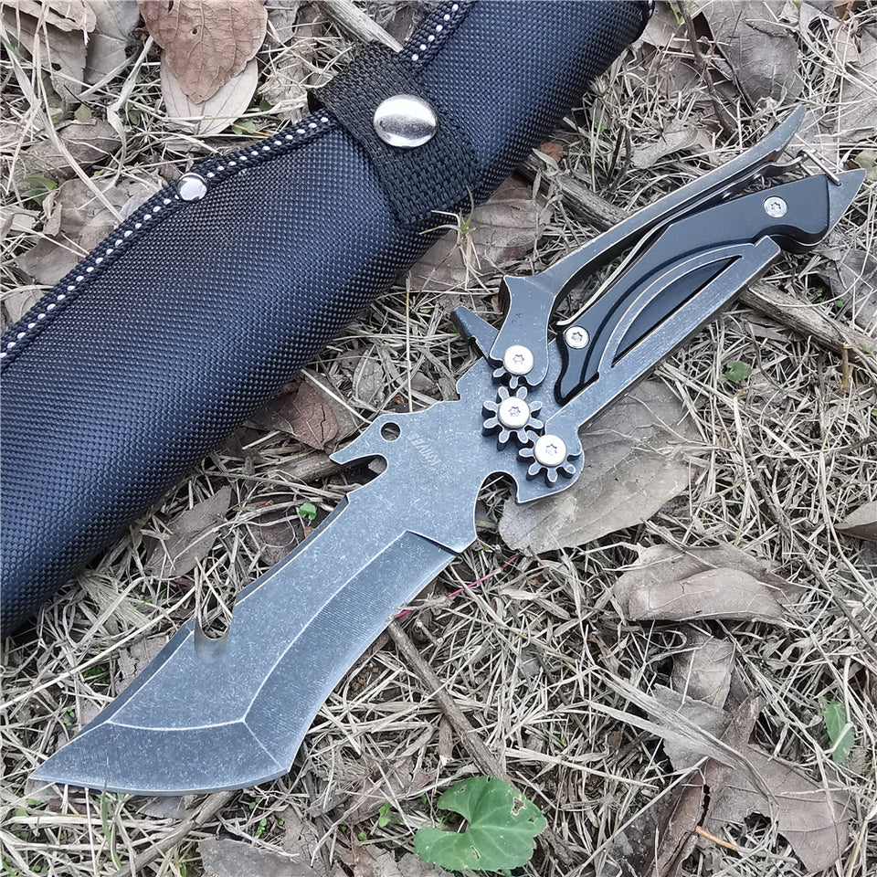 Camping Meat Cutting Straight Knife